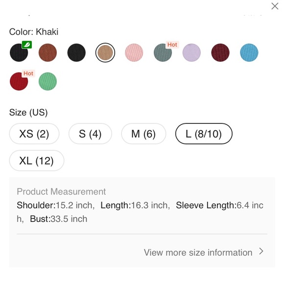 Shein basic cropped tee - Picture 3 of 6